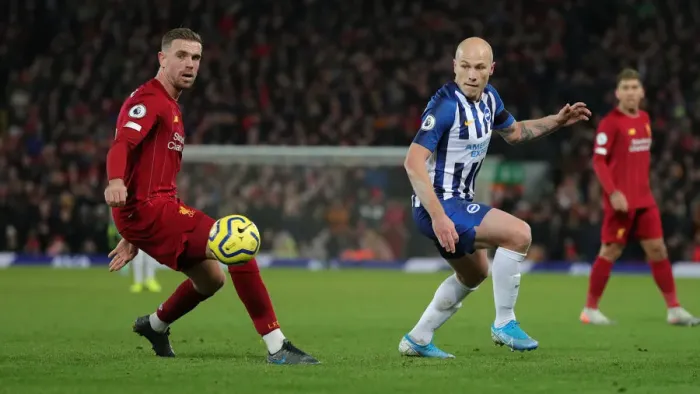 Framed Print : Premier League Showdown: Liverpool vs. Brighton and Hove Albion at Anfield (30NOV19)