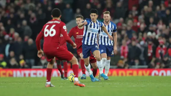 Framed Print : Premier League Showdown: Liverpool vs. Brighton & Hove Albion at Anfield (30NOV19) Framed Print : Premier League Showdown: Liverpool vs. Brighton & Hove Albion at Anfield (30NOV19)