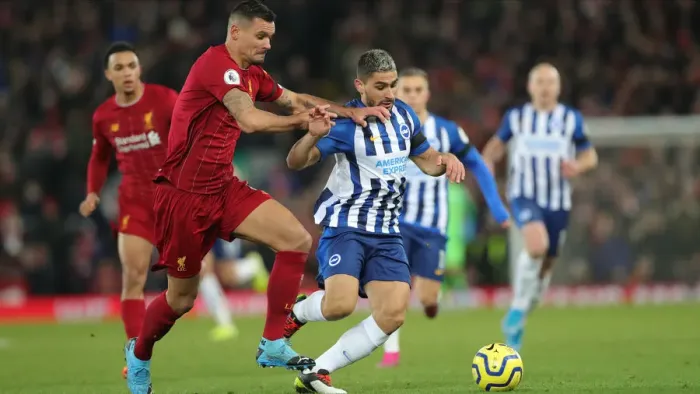 Framed Print : Premier League Showdown: Liverpool vs. Brighton & Hove Albion at Anfield (30NOV19)