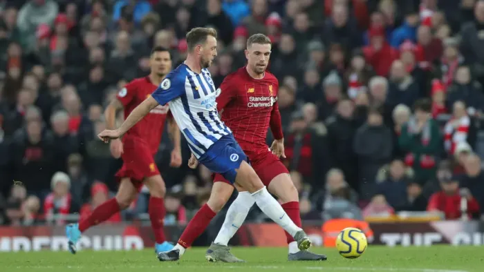 Framed Print : Premier League Showdown: Liverpool vs. Brighton and Hove Albion at Anfield (30NOV19) Framed Print : Premier League Showdown: Liverpool vs. Brighton and Hove Albion at Anfield (30NOV19)