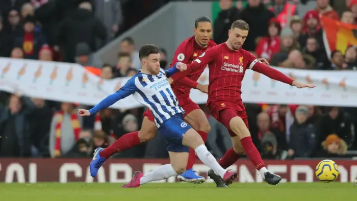 Framed Print : Premier League Showdown: Liverpool vs. Brighton & Hove Albion at Anfield (30NOV19) Framed Print : Premier League Showdown: Liverpool vs. Brighton & Hove Albion at Anfield (30NOV19)