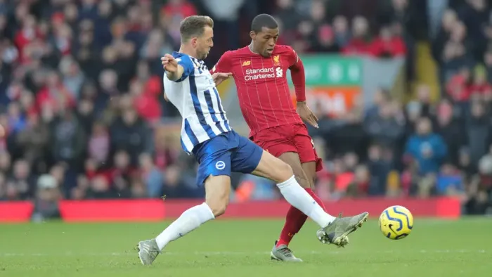 Framed Print : Premier League Showdown: Liverpool vs. Brighton and Hove Albion at Anfield (30NOV19) Framed Print : Premier League Showdown: Liverpool vs. Brighton and Hove Albion at Anfield (30NOV19)