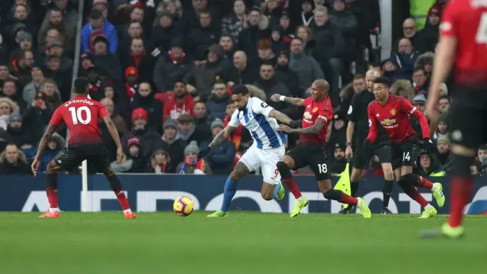 Framed Print : Premier League Showdown: Manchester United vs. Brighton and Hove Albion (19Jan19)