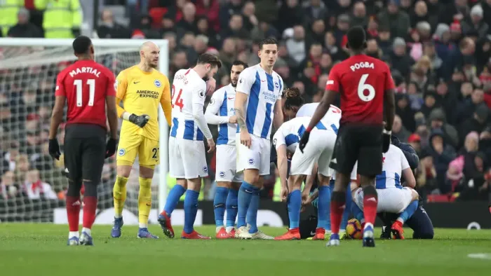Framed Print : Premier League Showdown: Manchester United vs. Brighton and Hove Albion (19Jan19)