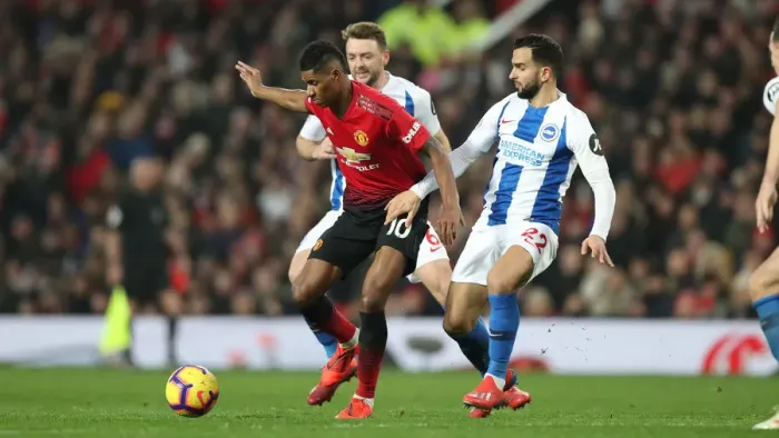 Framed Print : Premier League Showdown: Manchester United vs. Brighton and Hove Albion (19Jan19)