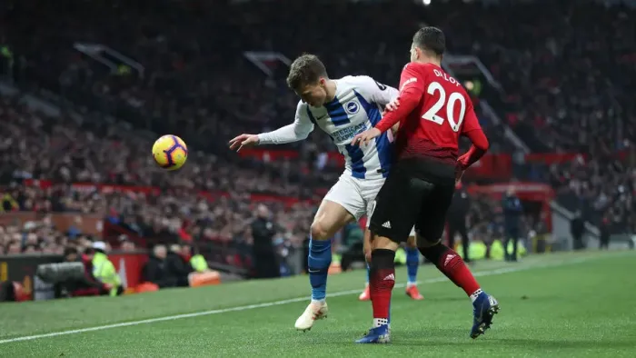 Framed Print : Premier League Showdown: Manchester United vs. Brighton and Hove Albion (19Jan19)