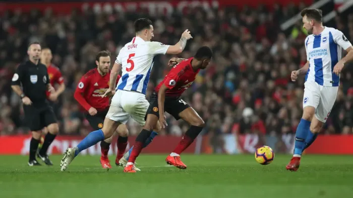 Framed Print : Premier League Showdown: Manchester United vs. Brighton and Hove Albion (19Jan19) Framed Print : Premier League Showdown: Manchester United vs. Brighton and Hove Albion (19Jan19)