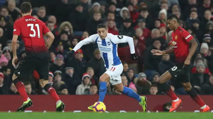 Framed Print : Premier League Showdown: Manchester United vs. Brighton and Hove Albion (19Jan19)