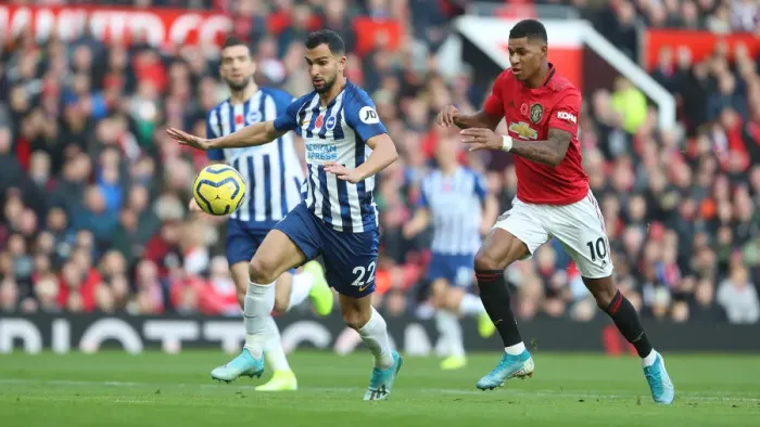 Framed Print : Premier League Showdown: Manchester United vs. Brighton and Hove Albion at Old Trafford (10NOV19)