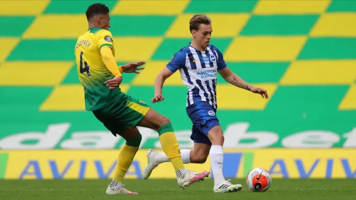 Framed Print : Premier League Showdown: Norwich City vs. Brighton & Hove Albion at Carrow Road (04JUL20) Framed Print : Premier League Showdown: Norwich City vs. Brighton & Hove Albion at Carrow Road (04JUL20)