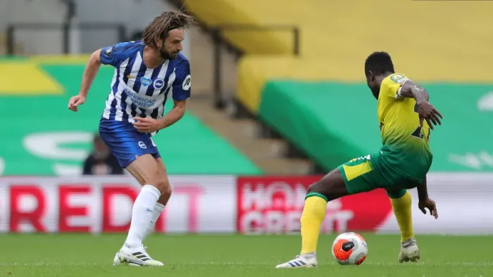 Framed Print : Premier League Showdown: Norwich City vs. Brighton & Hove Albion at Carrow Road (04JUL20) Framed Print : Premier League Showdown: Norwich City vs. Brighton & Hove Albion at Carrow Road (04JUL20)