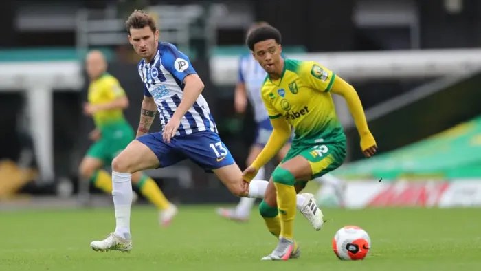 Framed Print : Premier League Showdown: Norwich City vs. Brighton & Hove Albion at Carrow Road (04JUL20) Framed Print : Premier League Showdown: Norwich City vs. Brighton & Hove Albion at Carrow Road (04JUL20)