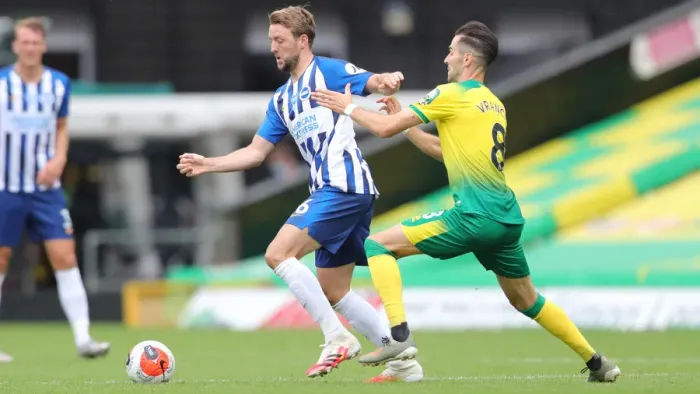 Framed Print : Premier League Showdown: Norwich City vs. Brighton & Hove Albion at Carrow Road (04JUL20) Framed Print : Premier League Showdown: Norwich City vs. Brighton & Hove Albion at Carrow Road (04JUL20)