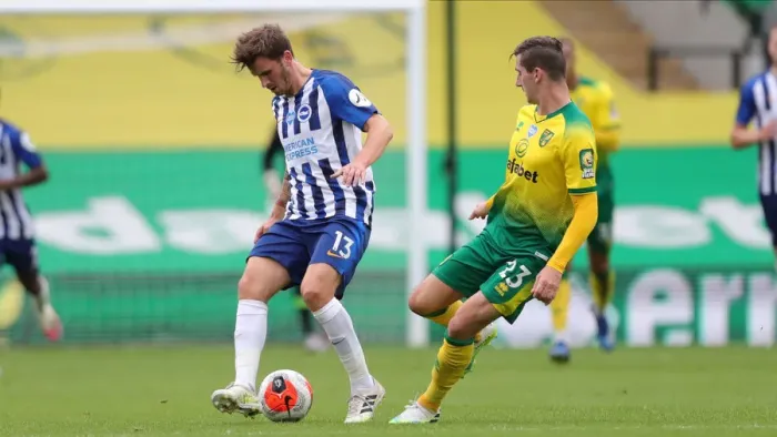 Framed Print : Premier League Showdown: Norwich City vs. Brighton & Hove Albion at Carrow Road (04JUL20) Framed Print : Premier League Showdown: Norwich City vs. Brighton & Hove Albion at Carrow Road (04JUL20)