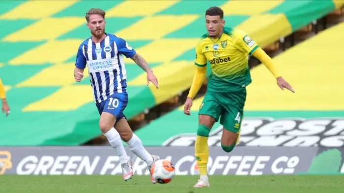 Framed Print : Premier League Showdown: Norwich City vs. Brighton & Hove Albion at Carrow Road (04JUL20) Framed Print : Premier League Showdown: Norwich City vs. Brighton & Hove Albion at Carrow Road (04JUL20)