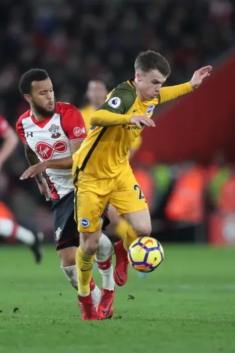 Framed Print : Premier League Showdown: Southampton vs. Brighton and Hove Albion at St. Mary's Stadium (31JAN18)