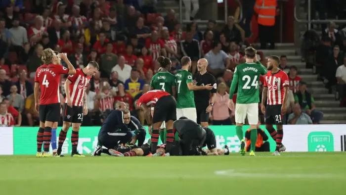 Framed Print : Premier League Showdown: Southampton vs. Brighton & Hove Albion at St. Mary's Stadium (17SEP18) Framed Print : Premier League Showdown: Southampton vs. Brighton & Hove Albion at St. Mary's Stadium (17SEP18)