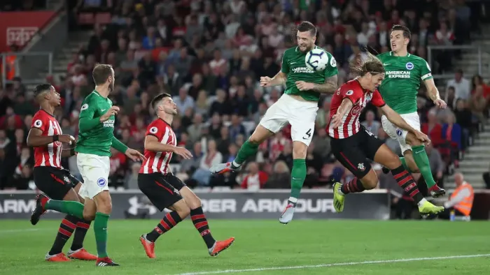 Framed Print : Premier League Showdown: Southampton vs. Brighton & Hove Albion at St. Mary's Stadium (17SEP18) Framed Print : Premier League Showdown: Southampton vs. Brighton & Hove Albion at St. Mary's Stadium (17SEP18)