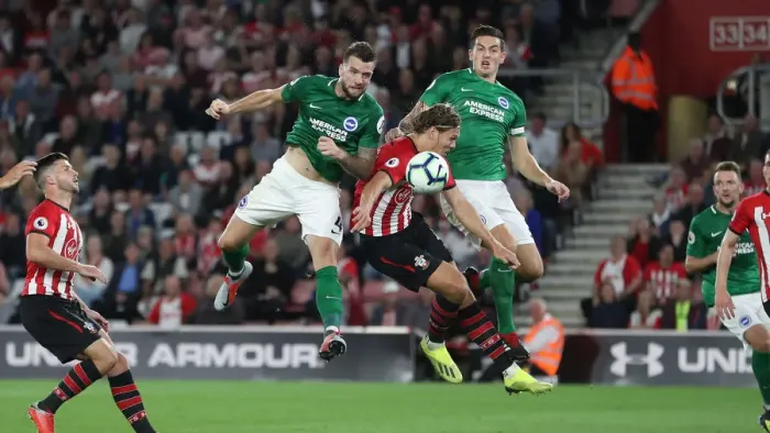 Framed Print : Premier League Showdown: Southampton vs. Brighton & Hove Albion at St. Mary's Stadium (17SEP18) Framed Print : Premier League Showdown: Southampton vs. Brighton & Hove Albion at St. Mary's Stadium (17SEP18)