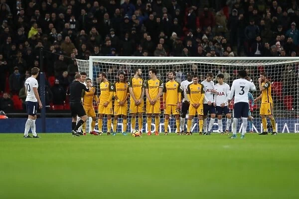 Premier League Showdown: Tottenham Hotspur vs. Brighton and Hove Albion at Wembley Stadium (13DEC17)
