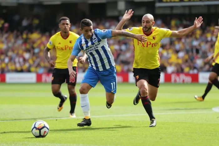 Framed Print : Premier League Showdown: Watford vs. Brighton & Hove Albion (26AUG17) Framed Print : Premier League Showdown: Watford vs. Brighton & Hove Albion (26AUG17)
