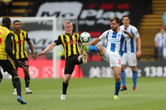 Framed Print : Premier League Showdown: Watford vs. Brighton & Hove Albion at Vicarage Road (11AUG18) Framed Print : Premier League Showdown: Watford vs. Brighton & Hove Albion at Vicarage Road (11AUG18)