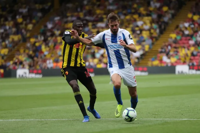 Framed Print : Premier League Showdown: Watford vs. Brighton and Hove Albion at Vicarage Road (11AUG18) Framed Print : Premier League Showdown: Watford vs. Brighton and Hove Albion at Vicarage Road (11AUG18)