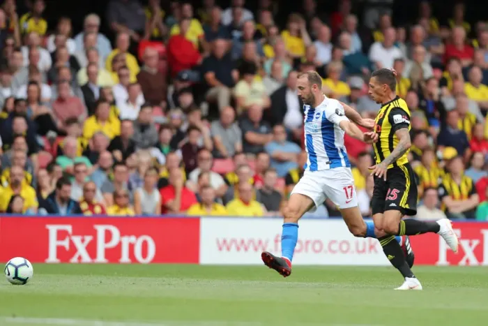 Framed Print : Premier League Showdown: Watford vs. Brighton and Hove Albion at Vicarage Road (11AUG18) Framed Print : Premier League Showdown: Watford vs. Brighton and Hove Albion at Vicarage Road (11AUG18)