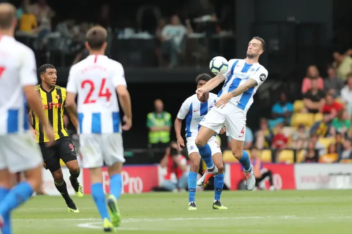 Framed Print : Premier League Showdown: Watford vs. Brighton & Hove Albion at Vicarage Road (11AUG18) Framed Print : Premier League Showdown: Watford vs. Brighton & Hove Albion at Vicarage Road (11AUG18)