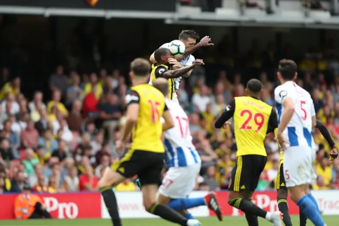 Framed Print : Premier League Showdown: Watford vs. Brighton & Hove Albion at Vicarage Road (11AUG18) Framed Print : Premier League Showdown: Watford vs. Brighton & Hove Albion at Vicarage Road (11AUG18)