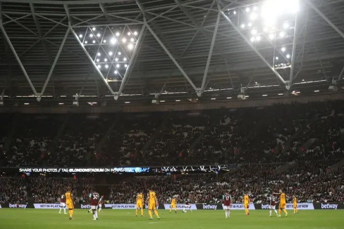 Framed Print : Premier League Showdown: West Ham United vs. Brighton and Hove Albion (20th October 2017, London Stadium) Framed Print : Premier League Showdown: West Ham United vs. Brighton and Hove Albion (20th October 2017, London Stadium)