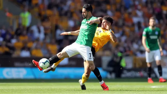 Framed Print : Premier League Showdown: Wolverhampton Wanderers vs. Brighton & Hove Albion at Stamford Bridge (20APR19) Framed Print : Premier League Showdown: Wolverhampton Wanderers vs. Brighton & Hove Albion at Stamford Bridge (20APR19)