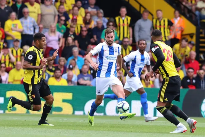 Framed Print : Propper in Action: Watford vs. Brighton & Hove Albion, Premier League (11th August 2018) Framed Print : Propper in Action: Watford vs. Brighton & Hove Albion, Premier League (11th August 2018)