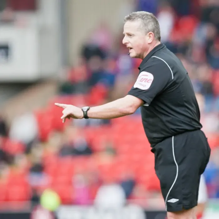 Framed Print : Referee Colin Webster in Action: Barnsley vs. Brighton & Hove Albion, Npower Championship, 2012 Framed Print : Referee Colin Webster in Action: Barnsley vs. Brighton & Hove Albion, Npower Championship, 2012