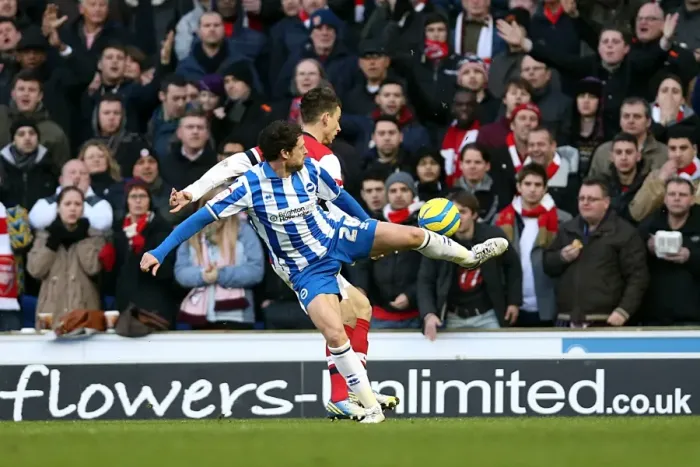 Framed Print : Reliving the Thrill: Brighton & Hove Albion vs Arsenal (2012-13) - A Look Back at Our Historic Home Game Framed Print : Reliving the Thrill: Brighton & Hove Albion vs Arsenal (2012-13) - A Look Back at Our Historic Home Game