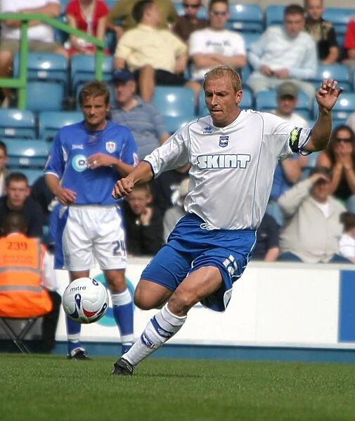 Richard Carpenter in Action at The New Den: Brighton and Hove Albion FC