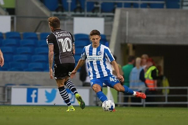 Rob Hunt in Action: Brighton & Hove Albion vs Colchester United, EFL Cup First Round (09AUG16)