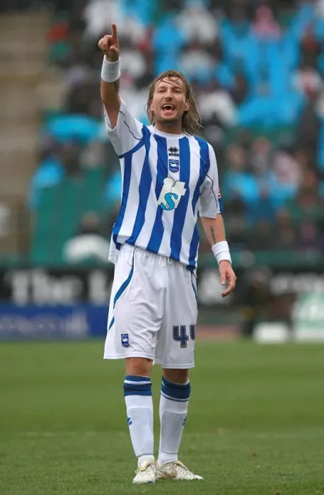 Framed Print : Robbie Savage in Action for Brighton & Hove Albion FC Framed Print : Robbie Savage in Action for Brighton & Hove Albion FC
