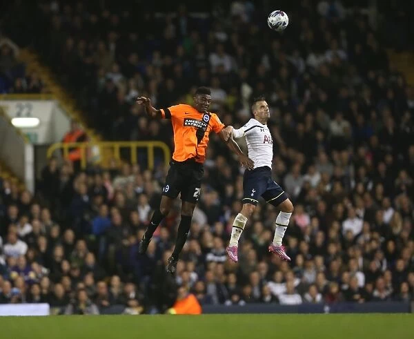 Rohan Ince in Action: Brighton & Hove Albion vs. Tottenham Hotspur, Capital One Cup 2014