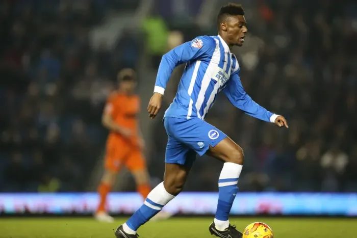 Framed Print : Rohan Ince in Action: Brighton vs. Ipswich Championship Clash (January 2015) Framed Print : Rohan Ince in Action: Brighton vs. Ipswich Championship Clash (January 2015)