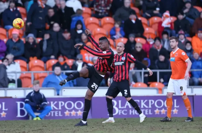 Framed Print : Rohan Ince in Action: Brighton vs. Blackpool, Sky Bet Championship (31st January 2015) Framed Print : Rohan Ince in Action: Brighton vs. Blackpool, Sky Bet Championship (31st January 2015)