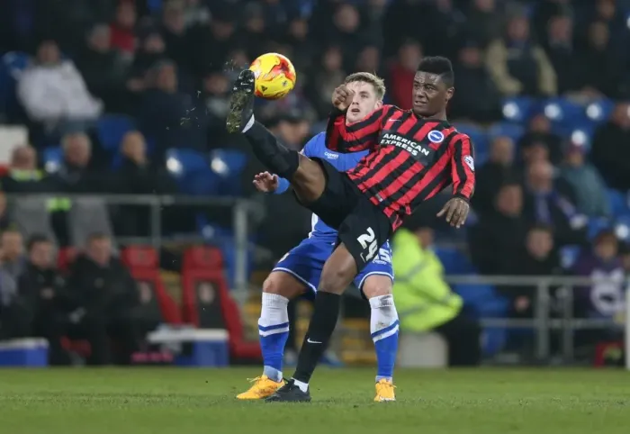Framed Print : Rohan Ince in Action: Cardiff City vs. Brighton and Hove Albion, Sky Bet Championship 2015 Framed Print : Rohan Ince in Action: Cardiff City vs. Brighton and Hove Albion, Sky Bet Championship 2015