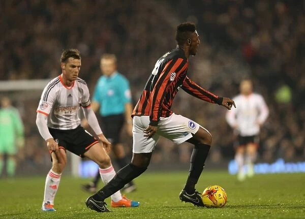 Rohan Ince in Action: Fulham vs. Brighton & Hove Albion, Craven Cottage (29DEC14)