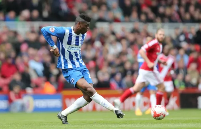 Framed Print : Rohan Ince in Action: Middlesbrough vs. Brighton & Hove Albion, May 2015 Framed Print : Rohan Ince in Action: Middlesbrough vs. Brighton & Hove Albion, May 2015