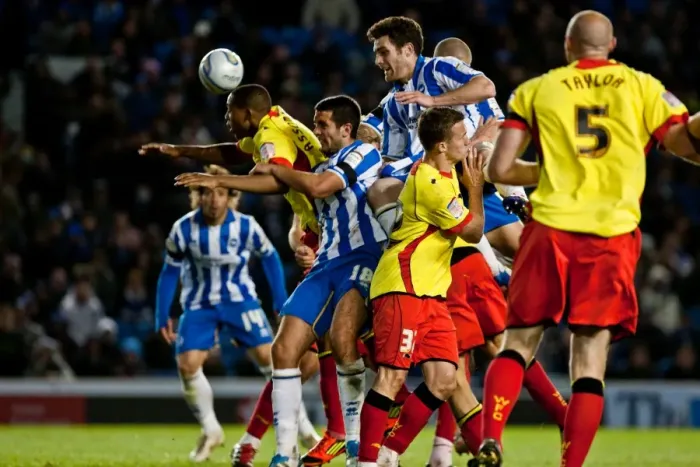 Framed Print : Romain Vincelot's Thrilling Performance: Brighton & Hove Albion vs. Watford, April 17, 2012 Framed Print : Romain Vincelot's Thrilling Performance: Brighton & Hove Albion vs. Watford, April 17, 2012