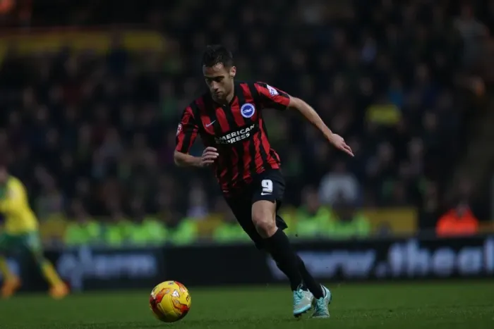 Framed Print : Saam Baldock in Action: Norwich City vs. Brighton & Hove Albion, Carrow Road, 2014 Framed Print : Saam Baldock in Action: Norwich City vs. Brighton & Hove Albion, Carrow Road, 2014