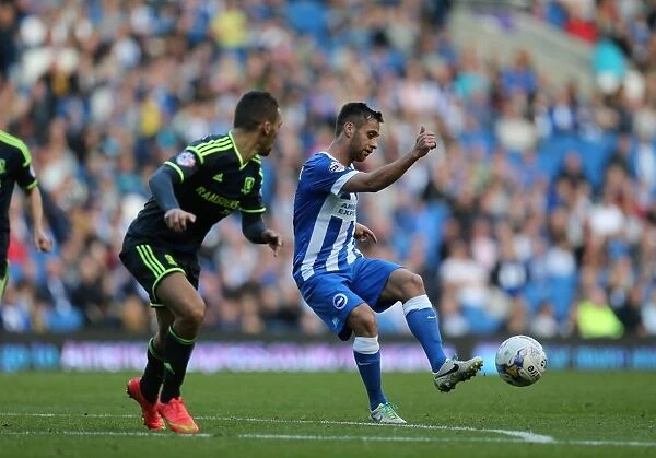 Sam Baldock in Action: Brighton and Hove Albion vs. Middlesbrough (18th October 2014)