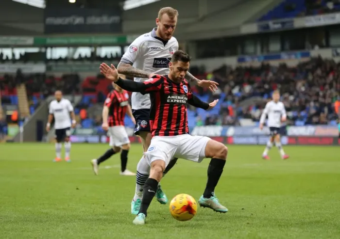 Framed Print : Sam Baldock in Action: Brighton and Hove Albion vs. Bolton Wanderers, Sky Bet Championship (28FEB15) Framed Print : Sam Baldock in Action: Brighton and Hove Albion vs. Bolton Wanderers, Sky Bet Championship (28FEB15)