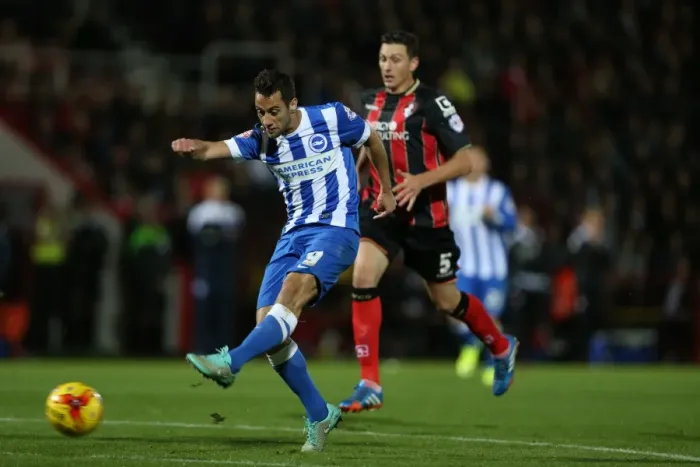 Framed Print : Sam Baldock Scores: Brighton and Hove Albion Win SkyBet Championship Clash Against Bournemouth (1st November 2014) Framed Print : Sam Baldock Scores: Brighton and Hove Albion Win SkyBet Championship Clash Against Bournemouth (1st November 2014)