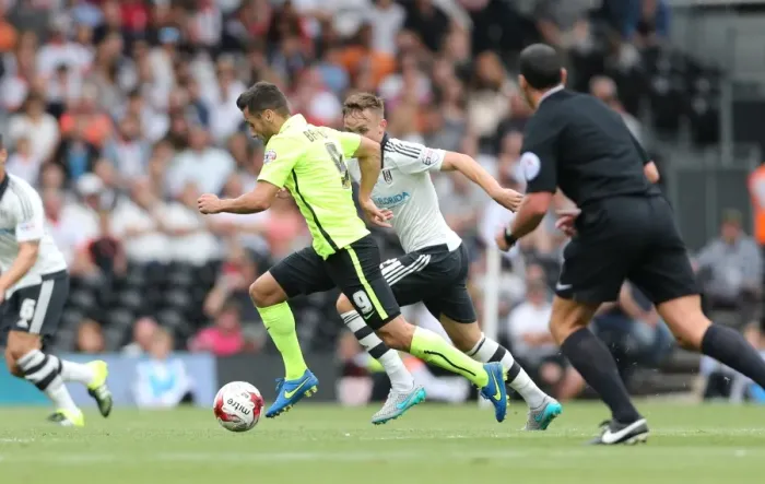 Framed Print : Sam Baldock: Thrilling Moments from Fulham vs. Brighton and Hove Albion, Sky Bet Championship (15 / 08 / 2015) Framed Print : Sam Baldock: Thrilling Moments from Fulham vs. Brighton and Hove Albion, Sky Bet Championship (15 / 08 / 2015)